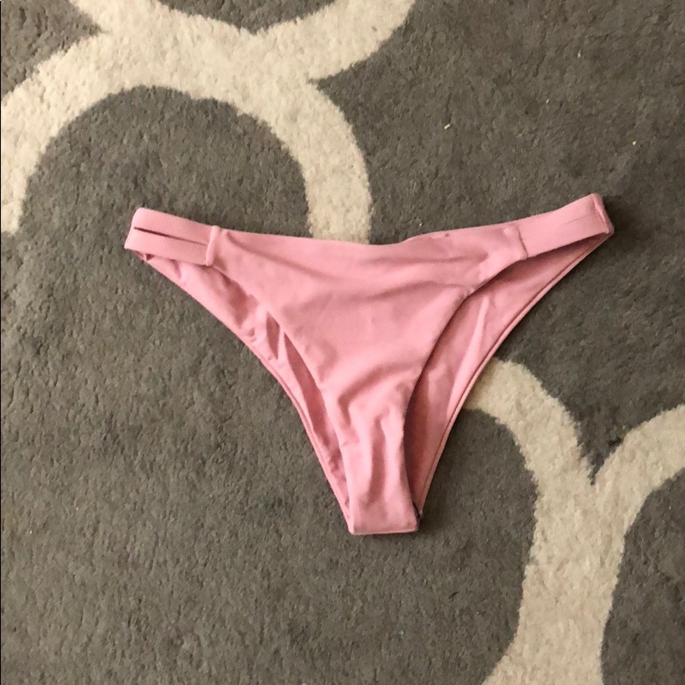 Pink bathing suit bottoms